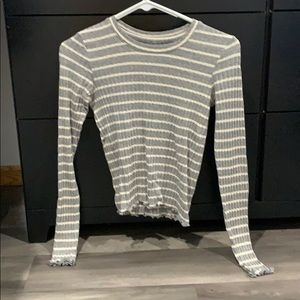 american eagle striped shirt